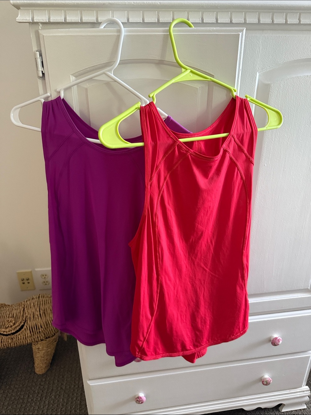 Lululemon Sculpt Tank Top Bundle- Purple and Red